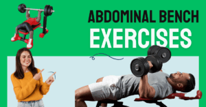 Abdominal exercises on bench